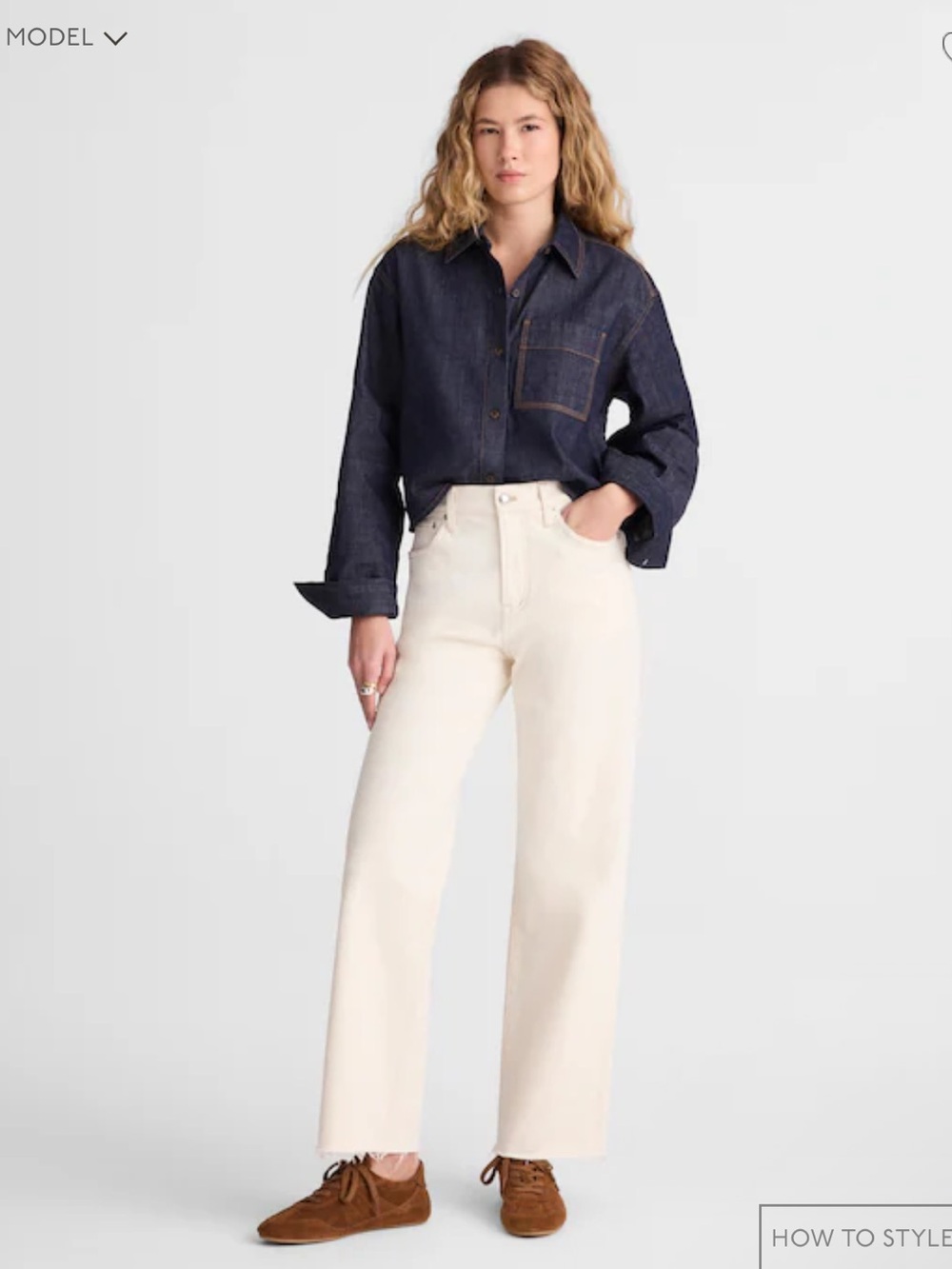 Madewell The Perfect Vintage Wide-Leg Crop Jean - Vintage CanvasComfort Stretch